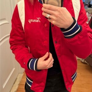 Vintage Tommy Hilfiger Red Bomber